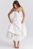 Minerva - Luxury Spaghetti Strap Princess Dress