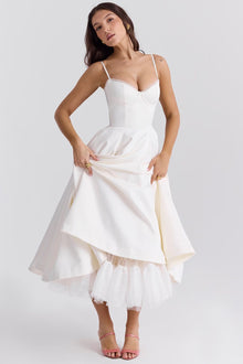 Minerva - Luxury Spaghetti Strap Princess Dress