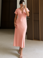 Lina | Elegant V-Neck Satin Dress