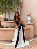 Eliana | Paneled Maxi Dress