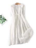 Dahlia | Comfortable Vintage Summer Floral A-Line Dress