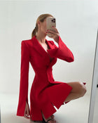 Britney™ | Short Jacket Effect Dress