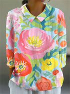 Clarissa | Vintage Colourful Blouse