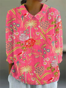 Clarissa | Vintage Colourful Blouse