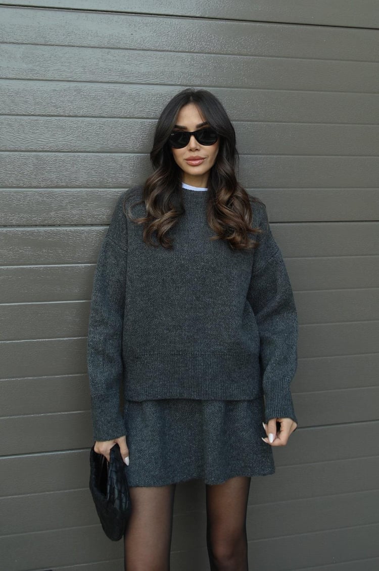 Elsie | Knitted Set (Top + Skirt)