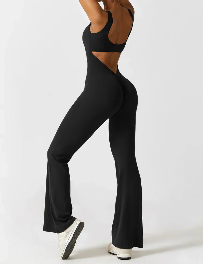 Pyloo Sierra | V-Neck Backless Jumpsuit
