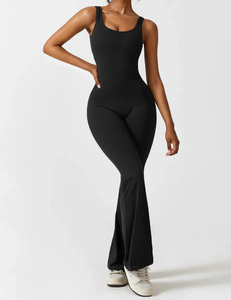 Pyloo Sierra | V-Neck Backless Jumpsuit