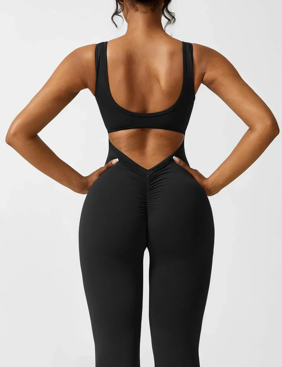 Pyloo Sierra | V-Neck Backless Jumpsuit