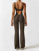 Pyloo Sierra | V-Neck Backless Jumpsuit