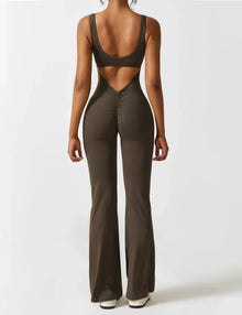 Pyloo Sierra | V-Neck Backless Jumpsuit