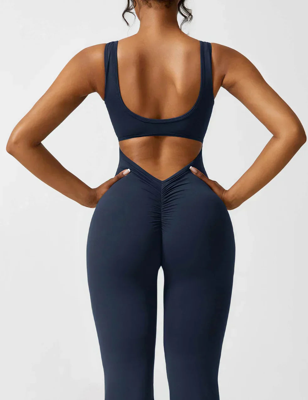 Pyloo Sierra | V-Neck Backless Jumpsuit
