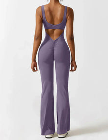 Pyloo Sierra | V-Neck Backless Jumpsuit