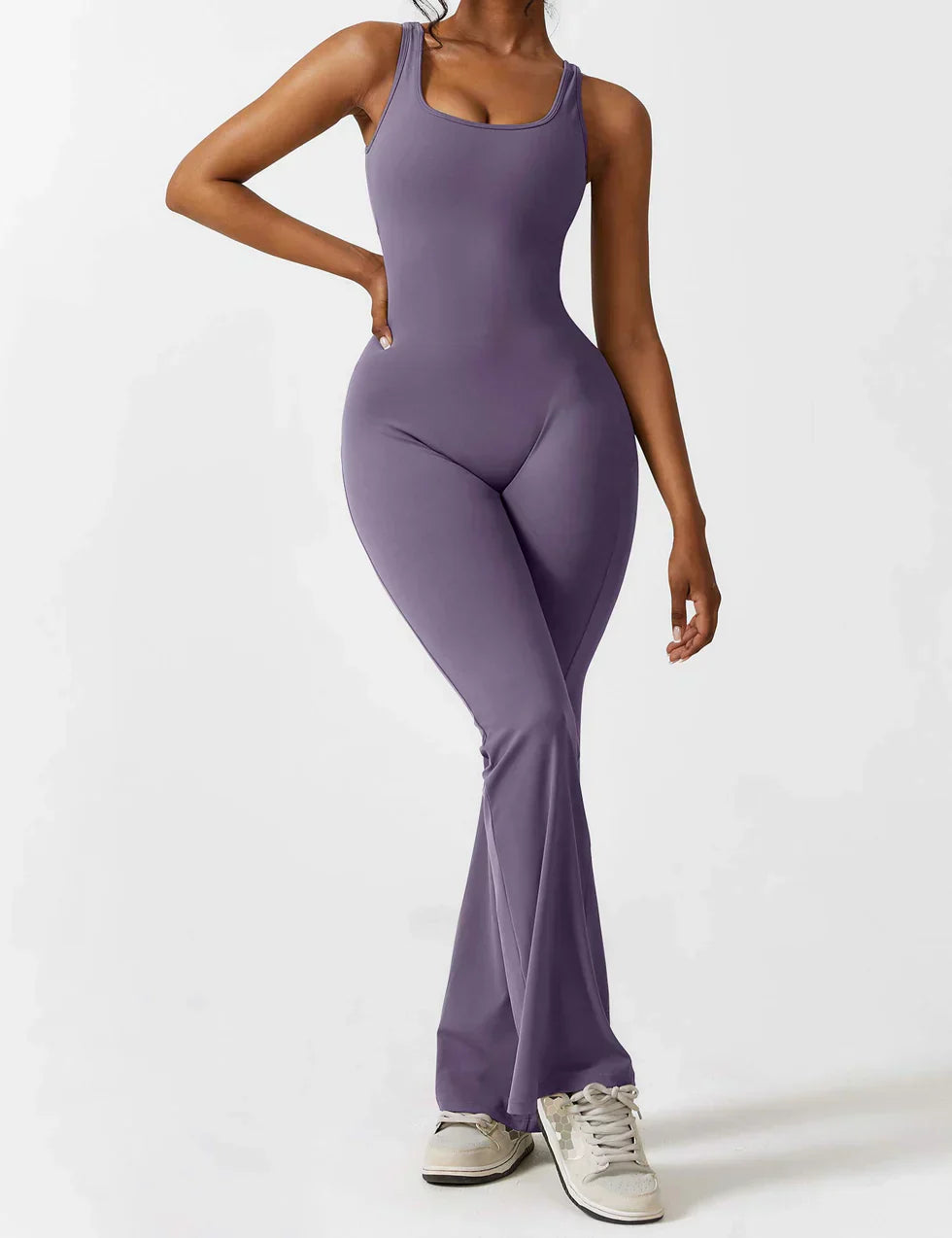 Pyloo Sierra | V-Neck Backless Jumpsuit