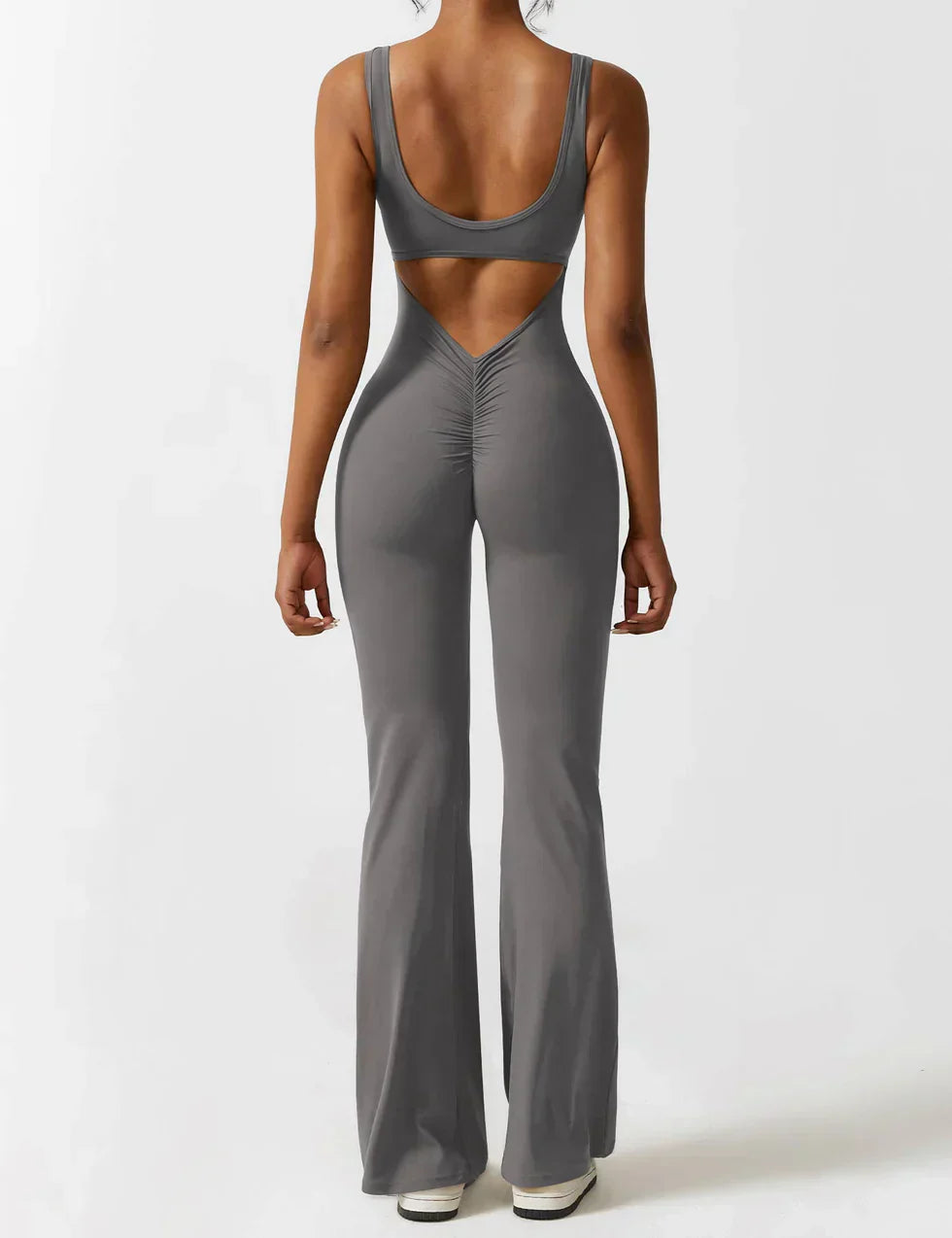 Pyloo Sierra | V-Neck Backless Jumpsuit
