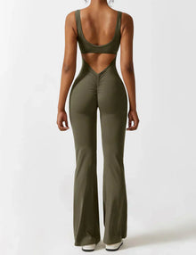 Pyloo Sierra | V-Neck Backless Jumpsuit