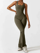 Pyloo Sierra | V-Neck Backless Jumpsuit
