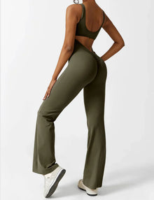 Pyloo Sierra | V-Neck Backless Jumpsuit