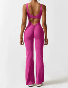 Pyloo Sierra | V-Neck Backless Jumpsuit