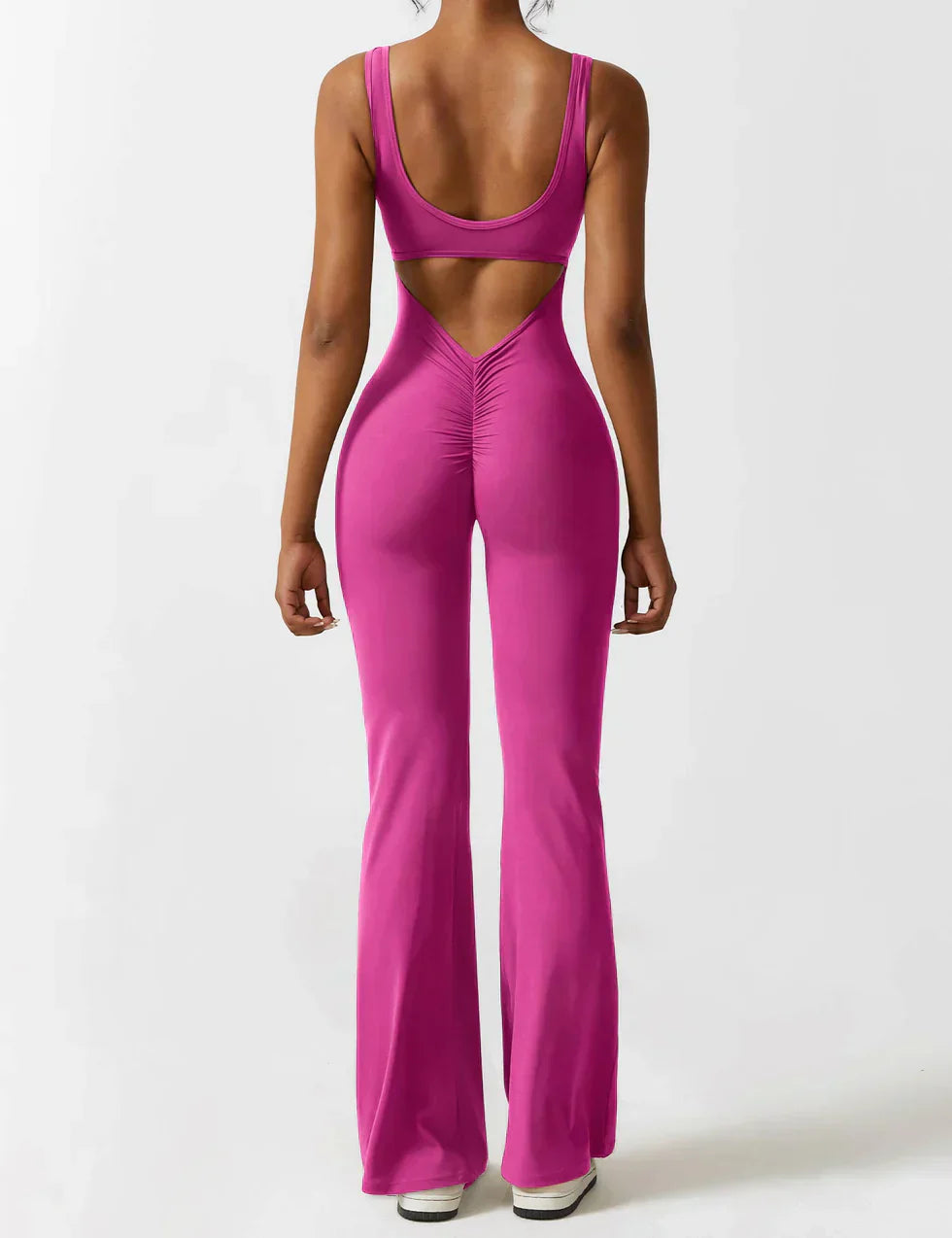 Pyloo Sierra | V-Neck Backless Jumpsuit