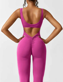 Pyloo Sierra | V-Neck Backless Jumpsuit