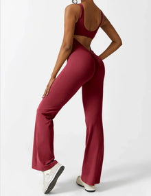Pyloo Sierra | V-Neck Backless Jumpsuit