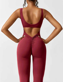 Pyloo Sierra | V-Neck Backless Jumpsuit