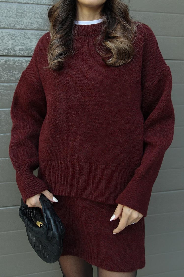 Elsie | Knitted Set (Top + Skirt)