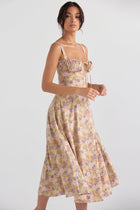 Oakley - Elegant French Style Belted Strap Dress
