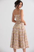 Oakley - Elegant French Style Belted Strap Dress