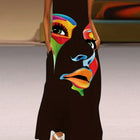 Honor - Chic Mask Print Maxi Dress