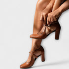 Velmira | Vintage Heels with T-Bar Style