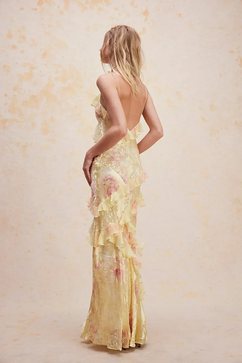 Amelia | Golden Shine Robe
