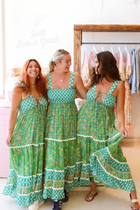 Basil - Sunshine Dreams Boho Maxi Dress