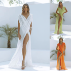 Phoenix - Sleeveless Mesh Holiday Cover-up Dress