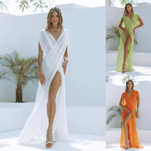 Phoenix - Sleeveless Mesh Holiday Cover-up Dress