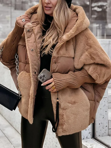 Livia™ | Warm Hooded Bomber Jacket