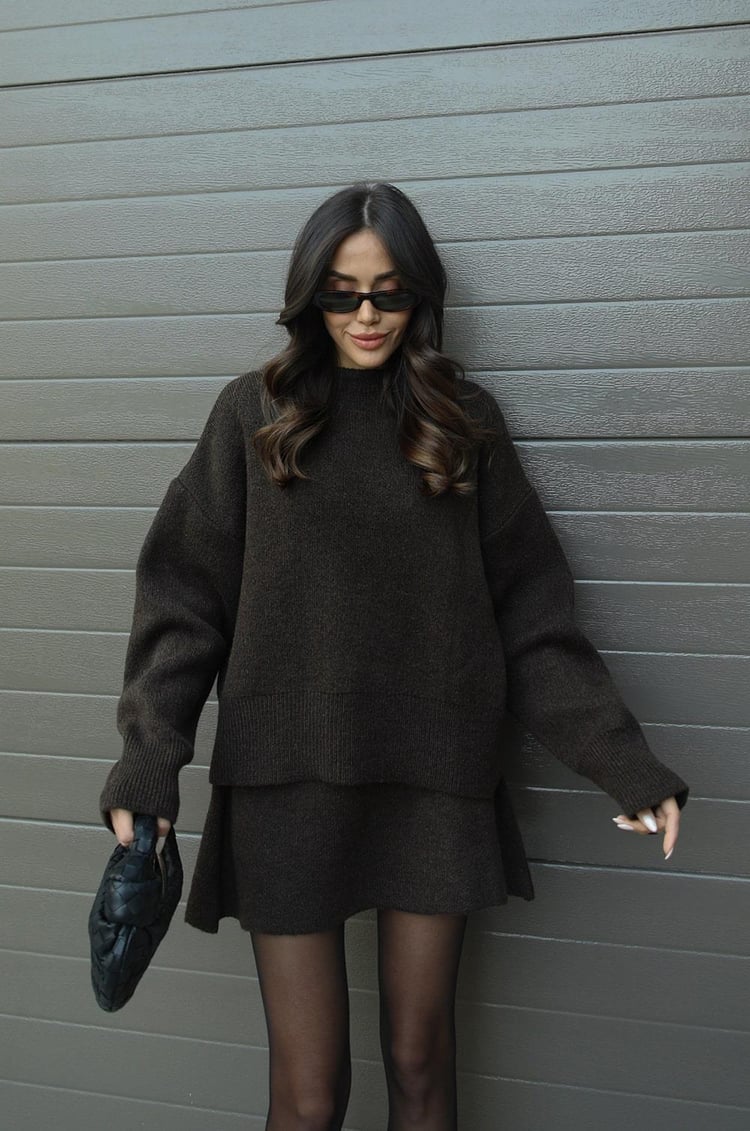 Elsie | Knitted Set (Top + Skirt)