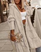 Jessie | Extended Length Hooded Cardigan