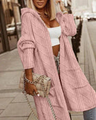 Jessie | Extended Length Hooded Cardigan