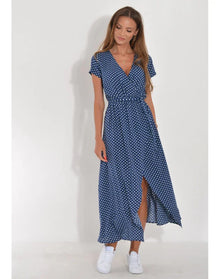 Lucia | Elegant V-Neck Maxi Dress