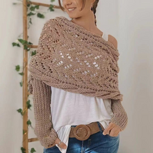 Nomine™ | Knitted Scarf with Sleeves