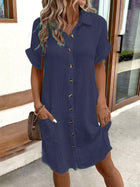 Susan | Classic Buttoned Casual Dress