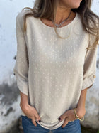 Ariane | Elegant Polka Dot Blouse