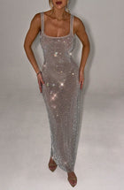 Aubrielle - Stunning Square Neck Bodycon Maxi Dress
