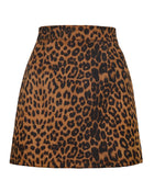 Zora | Leopard Print Bodycon Skirt