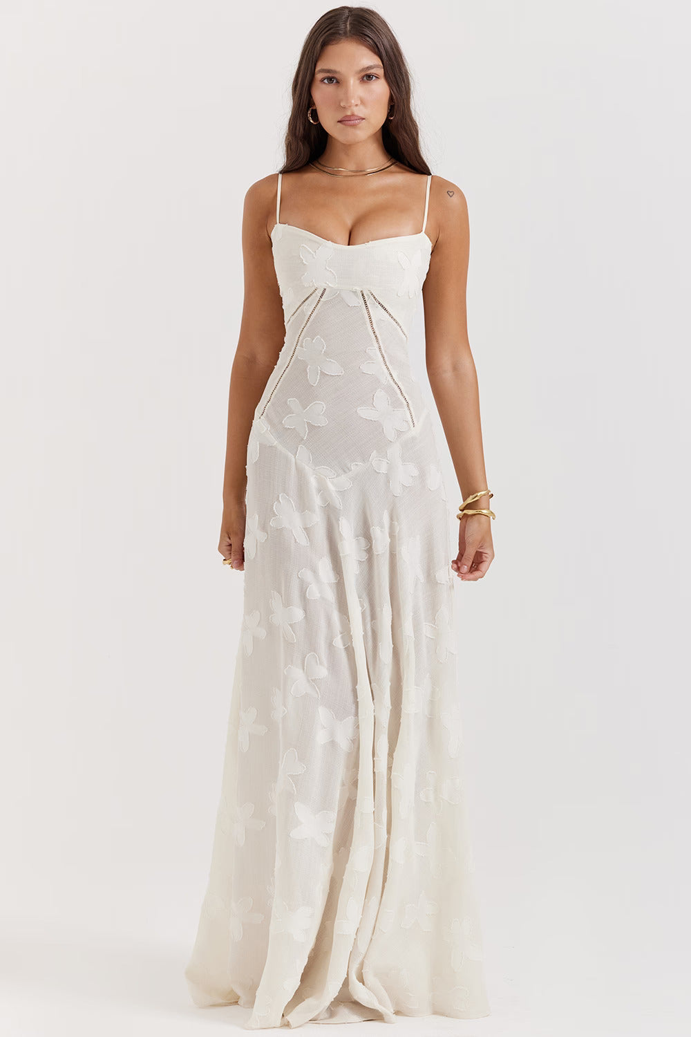 Inaya | Transparent Dress & Dark Elegance
