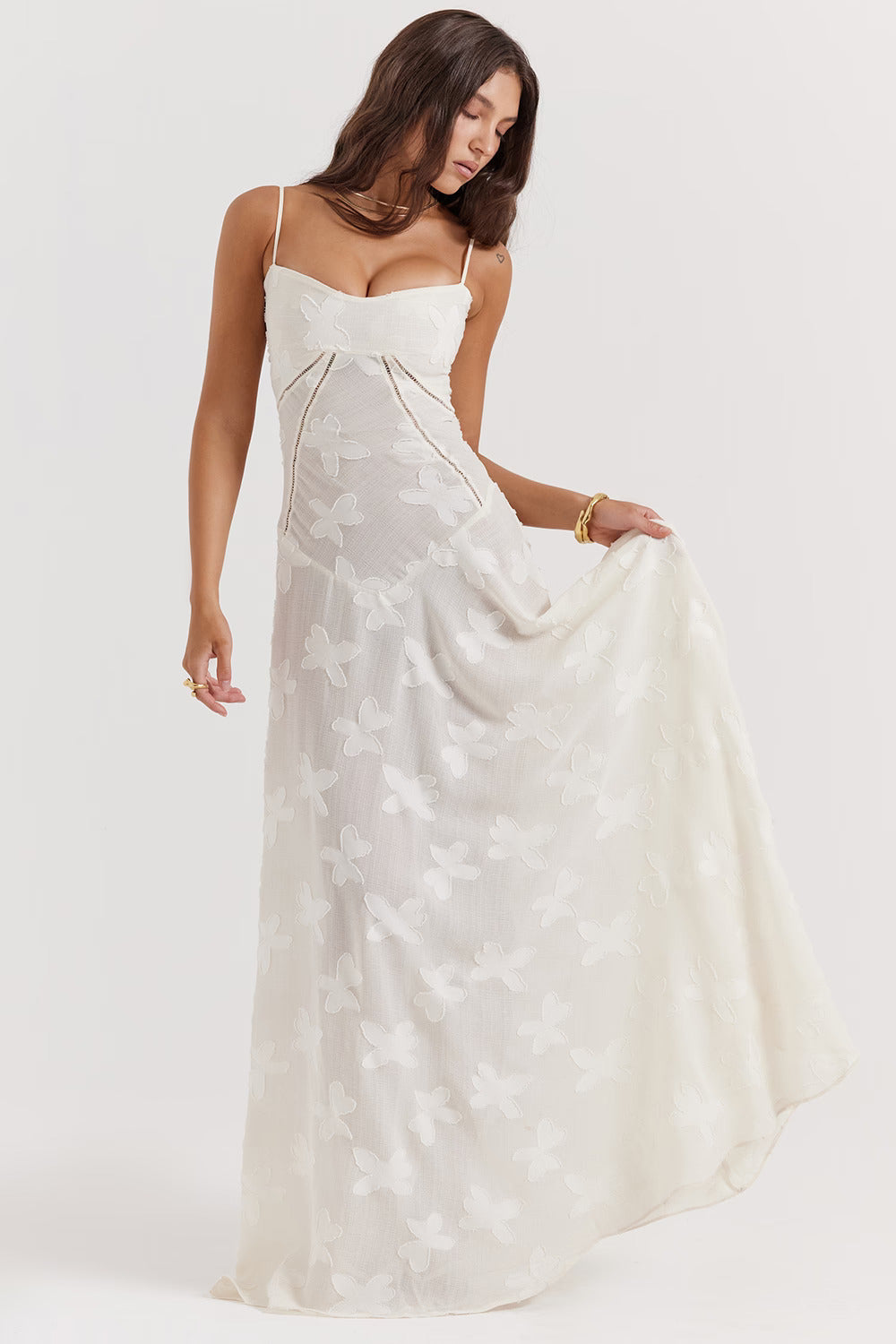 Inaya | Transparent Dress & Dark Elegance
