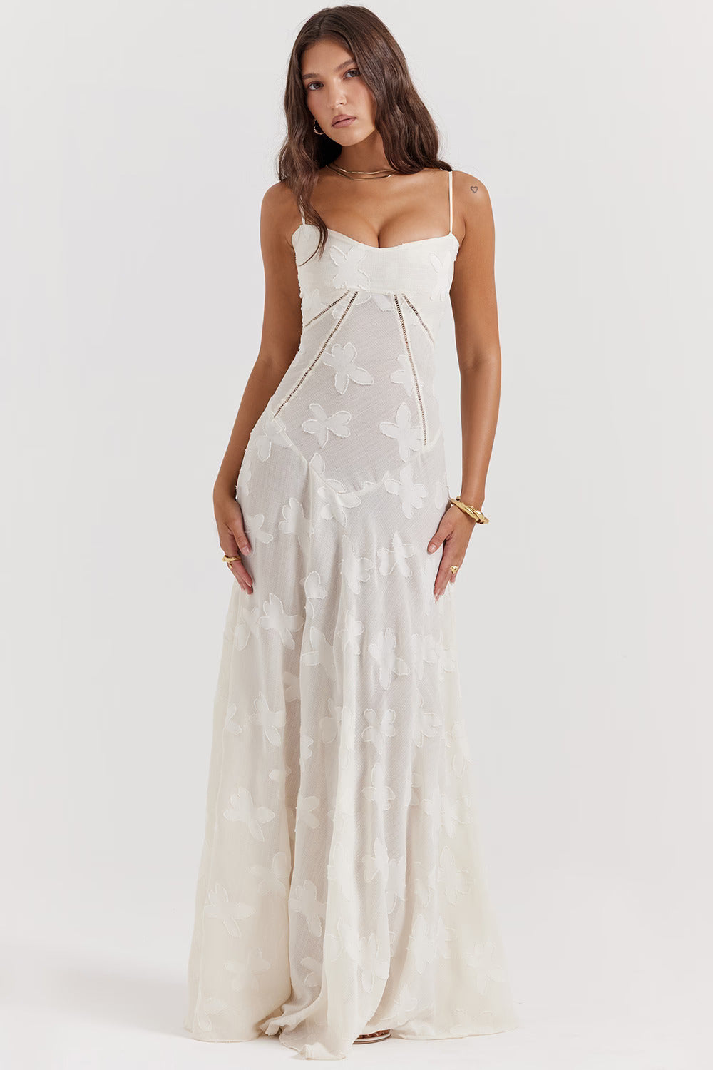 Inaya | Transparent Dress & Dark Elegance