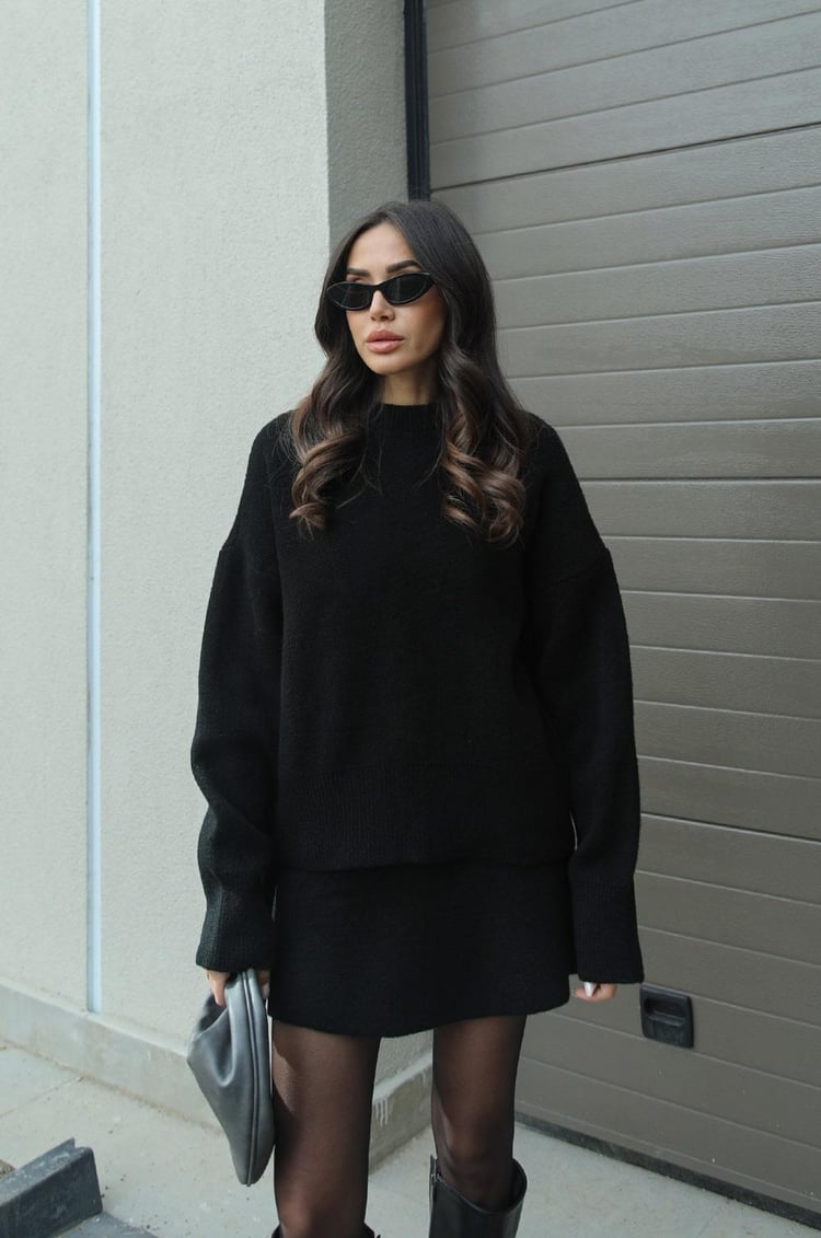 Elsie | Knitted Set (Top + Skirt)
