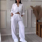 Isla | Button-Up Shirt and Pants Set